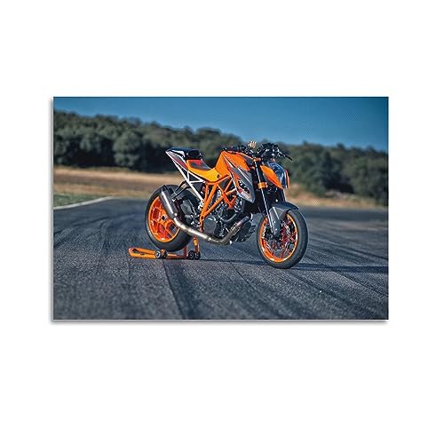 KTIN Sportmotorräder Poster KTM 1290 Super Duke Dirt Bike Poster Dekorative Malerei Leinwand Wandposter und Kunstdruck Moderne Familie Schlafzimmer Dekor Poster 30 x 45 cm von KTIN