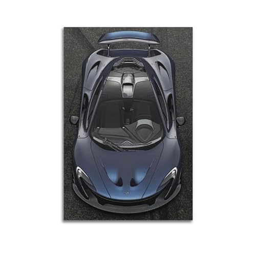 KTIN Supercar-Poster McLaren P1 Rennwagen Hypercar Poster, dekorative Malerei, Leinwand, Wandposter und Kunstdruck, modernes Familienschlafzimmer-Dekor-Poster, 40 x 60 cm von KTIN