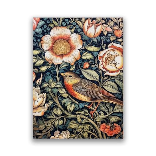 William Morris Wandkunst, William Morris Ausstellungsposter, Kunstgalerie, Bilder, Kunstwerk, Vintage-Kunstdruck, botanischer Vogel, vielseitiges Jugendstilgemälde für Wohnzimmer, Zuhause, Küche, von KUBAPIG