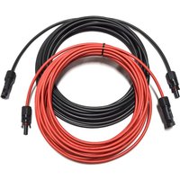 2X Solarkabel Verlängerungskabel Rot/Schwarz 4 - 6mm² mit montiertem Stecker MC4 2x 15m 4mm² von SOLAR ALLIN