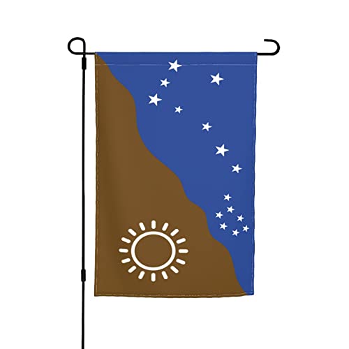 Adnyamathanha-Flagge, Gartenflagge, 30,5 x 45,7 cm, doppelseitige Gartenflaggen für den Außenbereich, vertikale Flagge, Hof, Rasen, Außendekoration von KWQDOZF