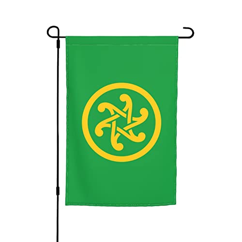 Banniel Keltia Gartenflagge, 30,5 x 45,7 cm, doppelseitige Gartenflaggen für den Außenbereich, vertikale Flagge, Hof, Rasen, Außendekoration von KWQDOZF