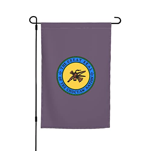 Choctaw-Flagge, Gartenflagge, 30,5 x 45,7 cm, doppelseitige Gartenflaggen für den Außenbereich, vertikale Flagge, Hof, Rasen, Außendekoration von KWQDOZF