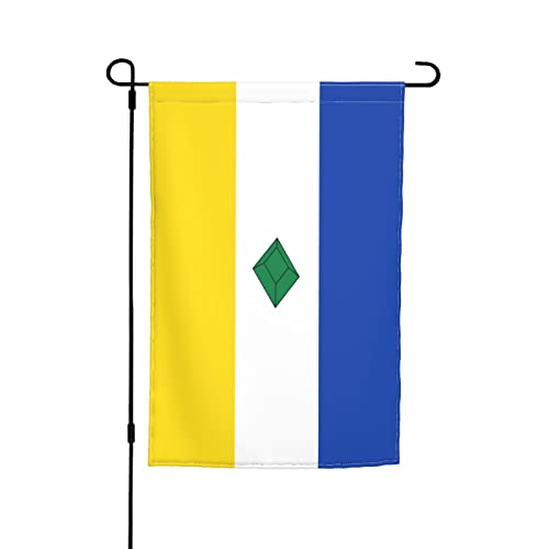 Flagge von Muzo (Boyacá) Gartenflagge, 30,5 x 45,7 cm, doppelseitige Gartenflaggen für den Außenbereich, vertikale Flagge, Hof, Rasen, Außendekoration von KWQDOZF