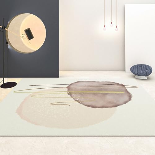 Kaaeaoa Abstrakter nordischer Stil, maschinenwaschbarer Spezialteppich, natürliche Farbe, frischer Schlafzimmerteppich, Kinderzimmerteppich, ästhetischer Teppich(F,200x300cm) von Kaaeaoa