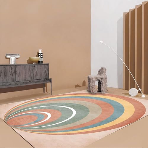 Kaaeaoa Moderner Teppich, waschbare Bunte Teppiche für Wohnzimmer, fusselfreier weicher Teppich für Schlafzimmer(Color:C,Size:200X300CM) von Kaaeaoa