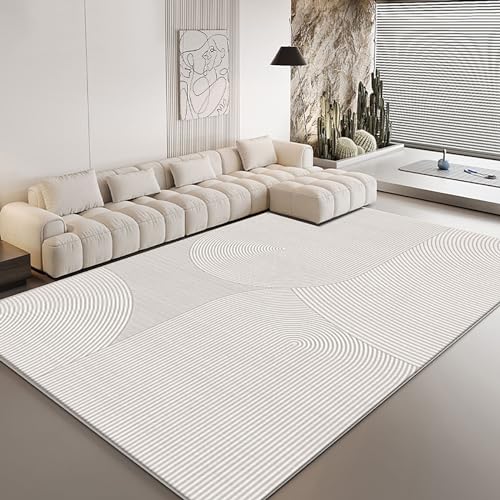 Kaaeaoa Unregelmäßiger Flächenteppich, Moderne abstrakte minimalistische Teppiche, geeignet für Wohnzimmer, Schlafzimmer, Loungebereich, Heimdekoration, rutschfest, waschbar(Color:F,Size:200X300cm) von Kaaeaoa