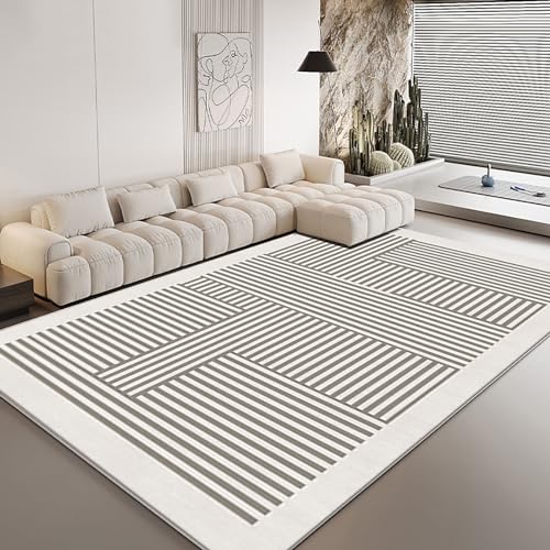 Kaaeaoa Unregelmäßiger Flächenteppich, Moderne abstrakte minimalistische Teppiche, geeignet für Wohnzimmer, Schlafzimmer, Loungebereich, Heimdekoration, rutschfest, waschbar(Color:B,Size:200X300cm) von Kaaeaoa