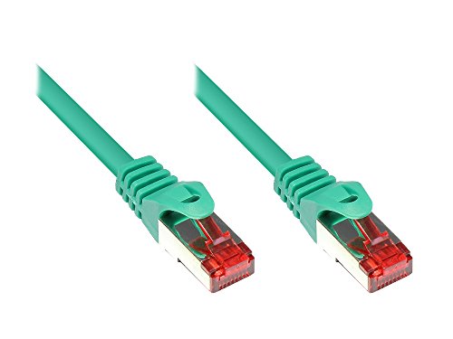 Kabelmeister® SO-31330 Cat6 Ethernet Gigabit LAN Patchkabel, 20 m, Rastnasenschutz RNS, doppelt geschirmt S/FTP, PiMF, 250MHz Grün von Kabelmeister
