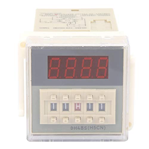 DH48S-2ZH Zeitrelaismodul 8-polig 0,01S-99H99M Zeitverzögerungsschalter LCD Digital Timer Delay Device(220VAC) von Kadimendium