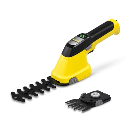 Kärcher GSH 2 Plus Akku-Gras- und Buschschere, 2-in-1-Funktion, 8 cm Grasmesser 11 Buschmesser, maximale Leistung 450–650 m, integrierter Akku Kärcher GSH 2 Plus Akku-Gras- und Buschschere, 2-in-1-Funktion, 8 cm Grasmesser 11 Buschmesser, maximale Leistung 450–650 m, integrierter Akku von Kärcher