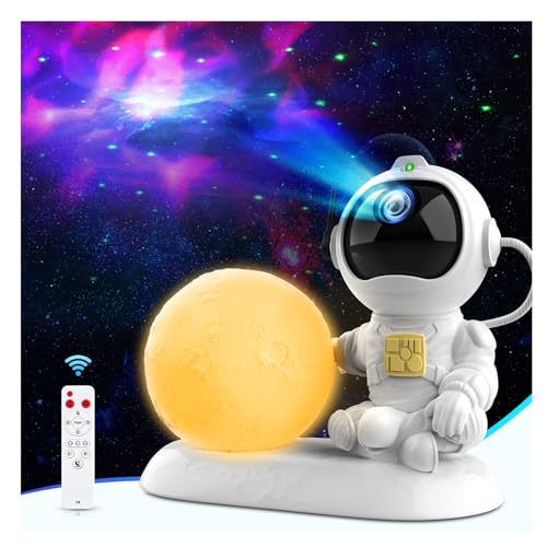 Kaishengyuan Sternenhimmel Projektor Kinder, Galaxy Projector LED Astronaut Sternenprojektor Nachtlicht mit Timer und Fernbedienung, Raumdekoration,Weihnachten,Geburtstag,Party (K980) von Kaishengyuan