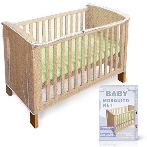 Moskitonetz für Babybett, Mückennetz für Babys, Himmelbett Insektenschutz für Kinderbett, Feinmaschiges Moskitonetz für Babybetten, Reisebett Insektenschutz Universal. von Kakveiai