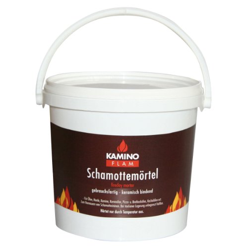 Kamino-Flam 333308 Schamottemörtel, weiß, 3 kg von Kamino-Flam