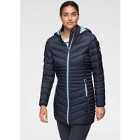 KangaROOS Steppjacke, mit Kapuze, mit auffälligem Steppmuster und hohem Stehkragen von Kangaroos