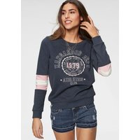 KangaROOS Sweatshirt, mit sportlichen Kontrasteinsätzen am Ärmel von Kangaroos