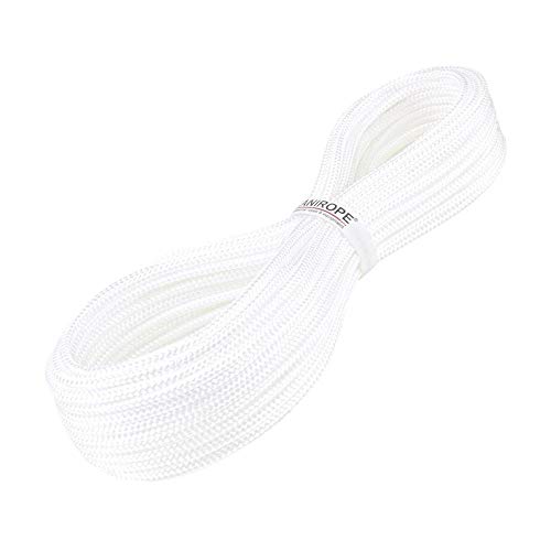 Kanirope® PP Seil Polypropylenseil MULTIBRAID 4mm 50m Farbe Weiß (0100) 16x geflochten von Kanirope