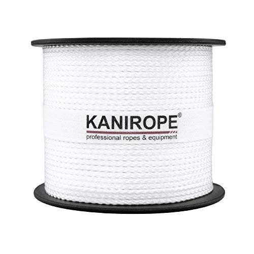 Kanirope® PP Seil Polypropylenseil MULTIBRAID 1mm 100m Farbe Weiß (0100) 8x geflochten von Kanirope