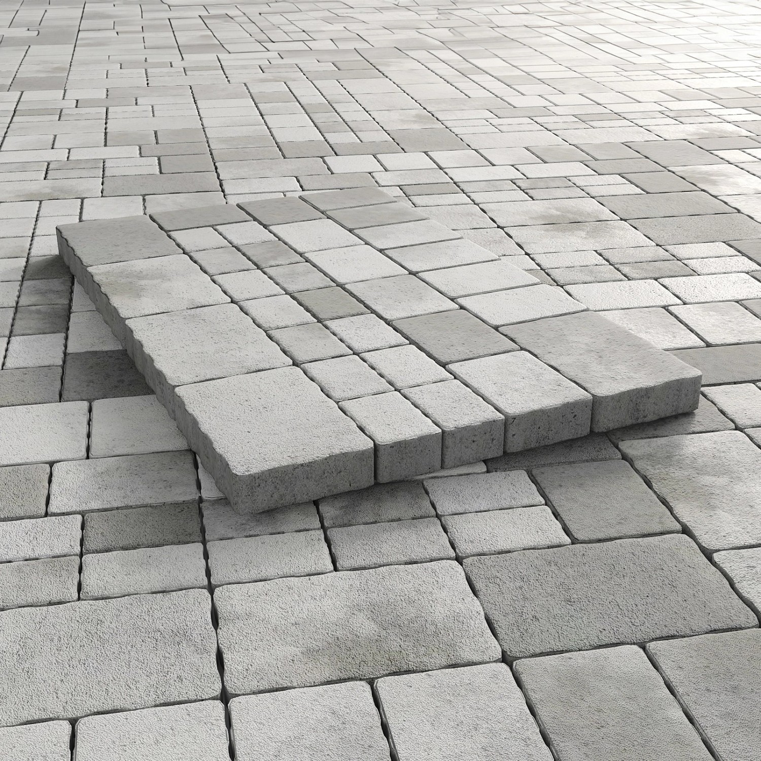 Kann Mehrformat-Pflaster Encanto Beton Antik Grau-Nuanciert Kann Mehrformat-Pflaster Encanto Beton Antik Grau-Nuanciert von Kann
