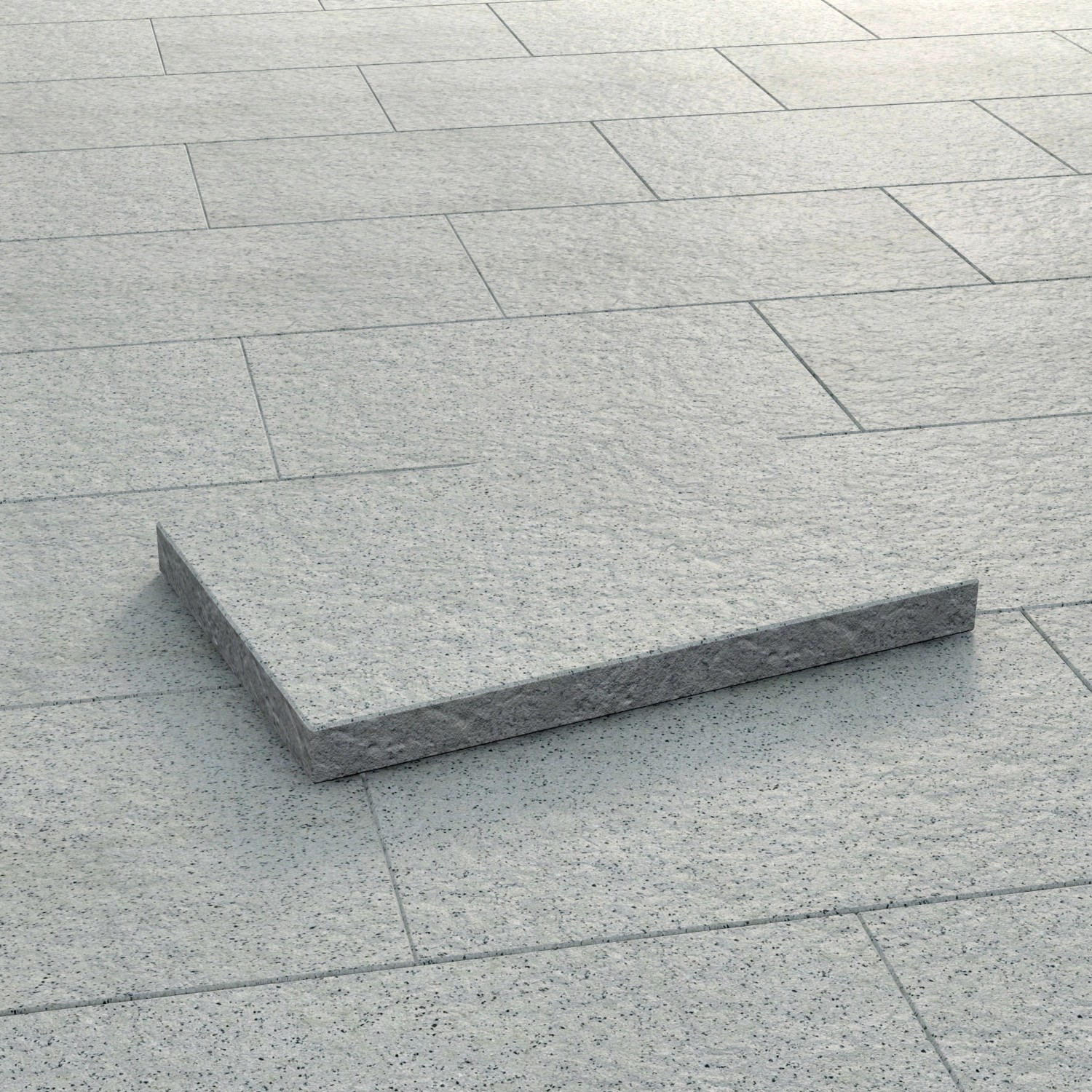 Terrassenplatte Beton Mailand Weiß-Schwarz Wassergestrahlt 60 cm x 40 cm x 5 cm Terrassenplatte Beton Mailand Weiß-Schwarz Wassergestrahlt 60 cm x 40 cm x 5 cm von Kann