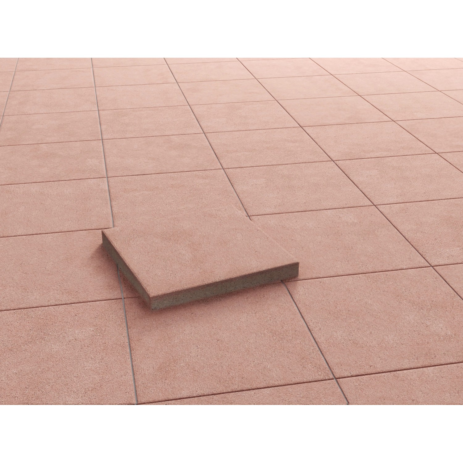 Terrassenplatte Beton Turin Rot wassergestrahlt 40 cm x 40 cm x 5 cm Terrassenplatte Beton Turin Rot wassergestrahlt 40 cm x 40 cm x 5 cm von Kann