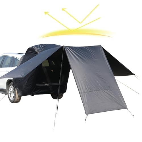 Auto Heckzelt Camping, Autozelt Sonnenschutz Auto Markisen Zelt Auto Heckklappenzelt Heckzelt 5–8-Personen Für SUV von Kapaunn