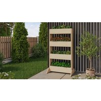 Karibu Vertikalbeet natur Holz B/H/L: ca. 67x119x50 cm von Karibu