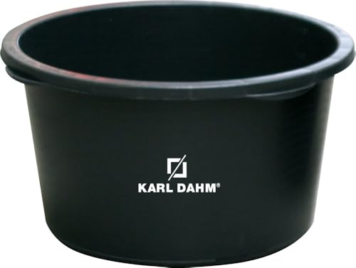 Karl Dahm Mörtelkübel 65 Liter Rund I Mörtelwanne in Schwarz zum anrühren von Zement, Mörtel, Beton oder Schutt I Kunststoffwanne auch als Miniteich nutzbar I Passend zu Karl Dahm Rührfix – 10407 Karl Dahm Mörtelkübel 65 Liter Rund I Mörtelwanne in Schwarz zum anrühren von Zement, Mörtel, Beton oder Schutt I Kunststoffwanne auch als Miniteich nutzbar I Passend zu Karl Dahm Rührfix – 10407 von Karl Dahm