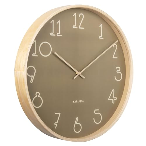 Karlsson Sencillo Wanduhr aus MDF, rund, 40 cm von Karlsson