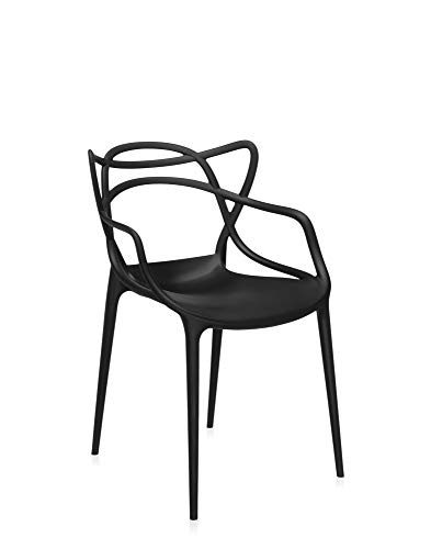 Kartell Masters, Stuhl, Schwarz, 2er-Satz von Kartell