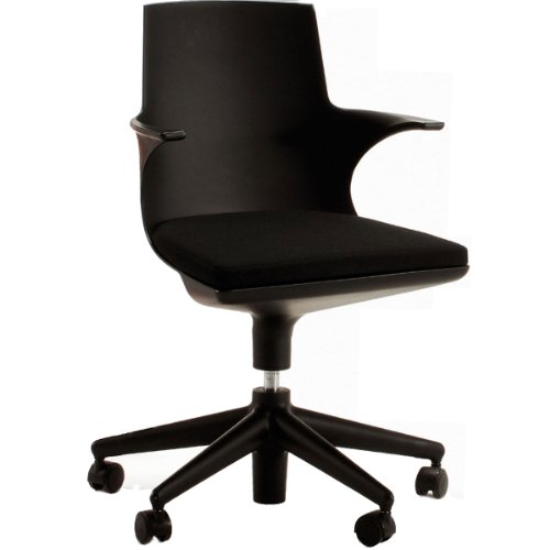 Kartell 481909 Stuhl Spoon Chair schwarz-schwarz von Kartell