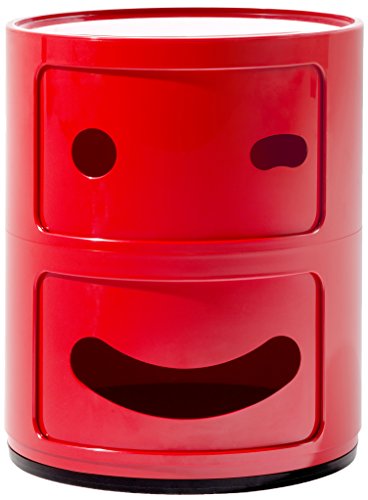 Kartell Componibili Container zwinkernd, Kunststoff, Rot, 32 x 32 x 40 cm Kartell Componibili Container zwinkernd, Kunststoff, Rot, 32 x 32 x 40 cm von Kartell