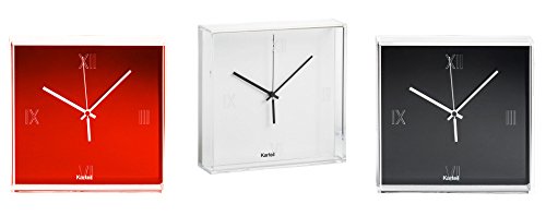 Kartell Tic und Tac, Wall Clock, Weiß Deckende Farben von Kartell