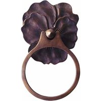 7-1/2" Zoll - 2 Stück Massiver Messing Ringgriff Orchidee Antik Türgriff Vintage Schubladenzug Für Zuhause von KayeeEthnic