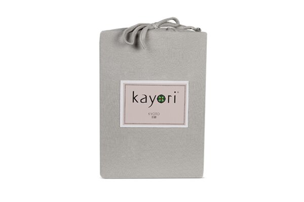 Kayori Kyoto - Spannbettlaken für Splittopper Matratze - Premium Jersey von Kayori