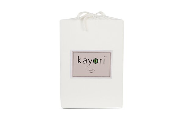 Kayori Kyoto - Spannbettlaken für Splittopper Matratze - Premium Jersey von Kayori