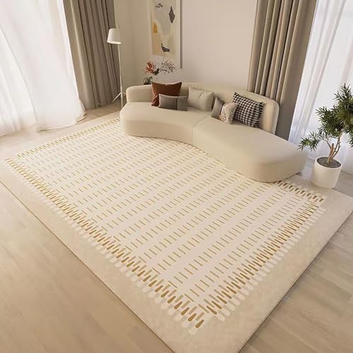 KeTXCZOAG Moderner, maschinenwaschbarer Teppich, rutschfeste, weiche Teppichunterlage für das Schlafzimmer(Color:A,Size:180X280cm) von KeTXCZOAG