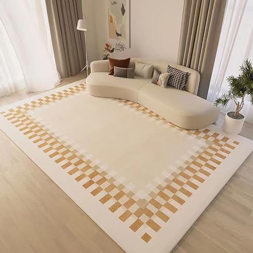 KeTXCZOAG Moderner, maschinenwaschbarer Teppich, rutschfeste, weiche Teppichunterlage für das Schlafzimmer(Color:D,Size:60X90cm) von KeTXCZOAG