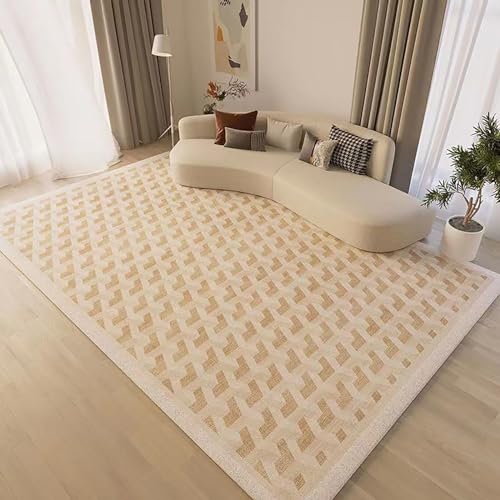 KeTXCZOAG Moderner, maschinenwaschbarer Teppich, rutschfeste, weiche Teppichunterlage für das Schlafzimmer(Color:E,Size:100X160cm) von KeTXCZOAG