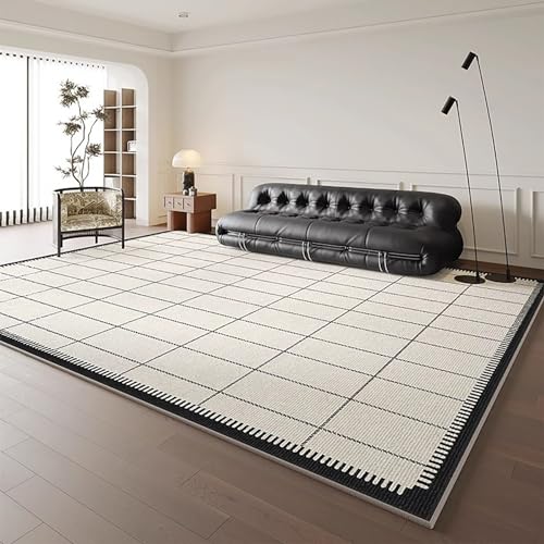 KeTXCZOAG Teppiche für Wohnzimmer, maschinenwaschbarer Teppich, moderner Innenteppich, ultraweiche Teppiche für Schlafzimmer und Esszimmer(Color:D,Size:160x230cm) von KeTXCZOAG