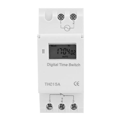 KG316T Digitaler Timer 220-240 V AC / 50 – 60 Hz Zeitschaltuhr, elektrischer Zeitschaltuhr, Zeitkontrollschalter, LCD-Display von Keenso