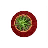 Keilbach Blumentopf Unterlage, ⌀ 34,0 cm, rot von Keilbach Designprodukte