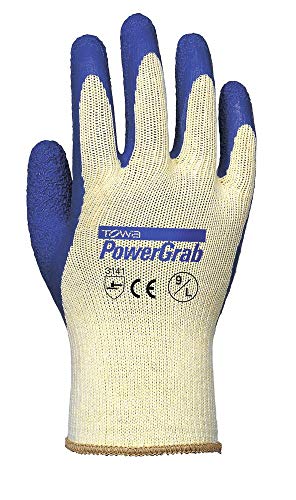 Kerbl 297201 Arbeitshandschuhe PowerGrab, Gartenhandschuhe mit Latex Handinnenfläche Größe 7 von Kerbl