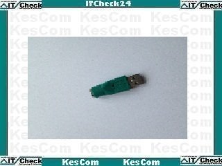 KesCom USB Adapter von USB Stecker auf PS/2 Buchse von KesCom