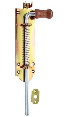 Federriegel Torriegel Bolzenriegel Türriegel 200/10 mm Verzinkt von KeyMet