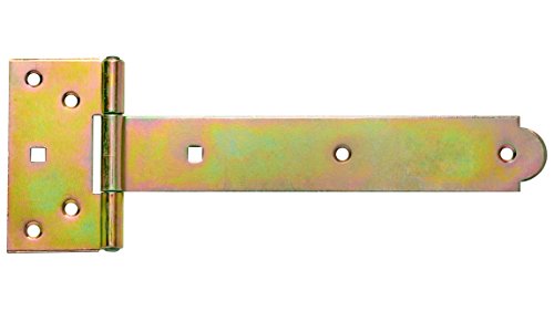 T-Scharniere Kreuzgehänge T-Bänder Ladenband Torband 200 mm Halbschwere Verzinkt von KeyMet