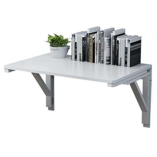 Klapptisch zur Wandmontage, Drop-Leaf-Tisch, weißes Holz |Klappbare Schreibtische für die Arbeit zu Hause, Esstisch in der Küche, schwebender hängender Computertisch, platzsparend (Größe: 80 x 60 cm). Klapptisch zur Wandmontage, Drop-Leaf-Tisch, weißes Holz |Klappbare Schreibtische für die Arbeit zu Hause, Esstisch in der Küche, schwebender hängender Computertisch, platzsparend (Größe: 80 x 60 cm). von Kiaoeiuyti