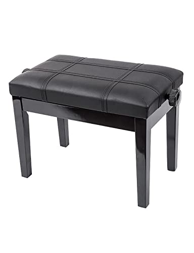 Klavierhocker aus Kunstleder, 10 cm höhenverstellbar, Klavierbank, Solo-Keyboardhocker, mit automatischer hydraulischer Hubfunktion, 55 x 34 x 47–57 cm, Braun, Schwarz Interesting Life Klavierhocker aus Kunstleder, 10 cm höhenverstellbar, Klavierbank, Solo-Keyboardhocker, mit automatischer hydraulischer Hubfunktion, 55 x 34 x 47–57 cm, Braun, Schwarz Interesting Life von Kiaoeiuyti