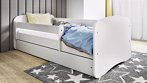 Kids Collective Kinderbett 160x80 cm mit Rausfallschutz, Lattenrost & Schublade in weiß 80 x 160 Mädchen Jungen Bett Skandi Kids Collective Kinderbett 160x80 cm mit Rausfallschutz, Lattenrost & Schublade in weiß 80 x 160 Mädchen Jungen Bett Skandi von Kids Collective