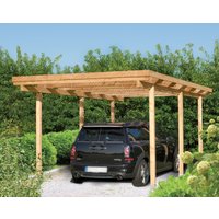 Kiehn-Holz Einzelcarport "Bamberg", Holz, 259 cm, natur von Kiehn-Holz